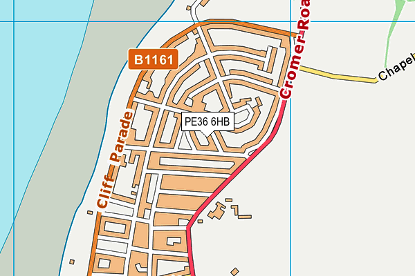 PE36 6HB map - OS VectorMap District (Ordnance Survey) PE36 6HB map - OS VectorMap District (Ordnance Survey)