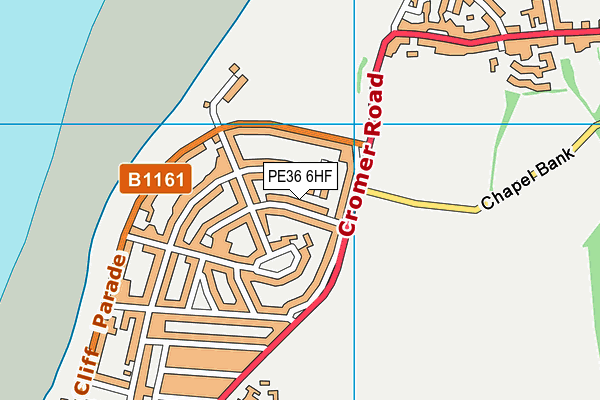 PE36 6HF map - OS VectorMap District (Ordnance Survey) PE36 6HF map - OS VectorMap District (Ordnance Survey)