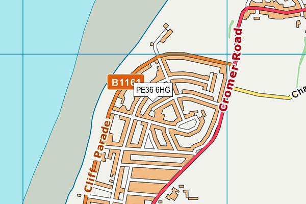 PE36 6HG map - OS VectorMap District (Ordnance Survey) PE36 6HG map - OS VectorMap District (Ordnance Survey)