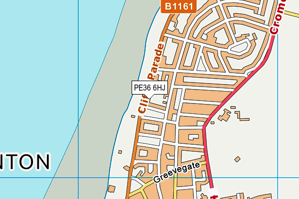 PE36 6HJ map - OS VectorMap District (Ordnance Survey) PE36 6HJ map - OS VectorMap District (Ordnance Survey)