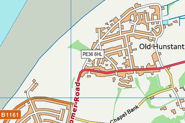 PE36 6HL map - OS VectorMap District (Ordnance Survey)
