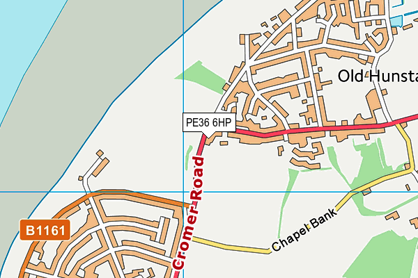 PE36 6HP map - OS VectorMap District (Ordnance Survey) PE36 6HP map - OS VectorMap District (Ordnance Survey)