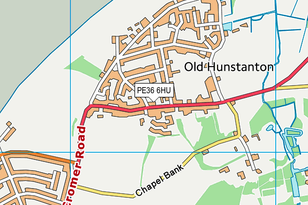 PE36 6HU map - OS VectorMap District (Ordnance Survey) PE36 6HU map - OS VectorMap District (Ordnance Survey)