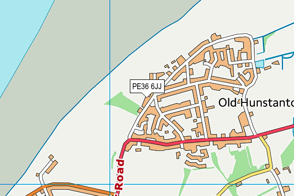 PE36 6JJ map - OS VectorMap District (Ordnance Survey) PE36 6JJ map - OS VectorMap District (Ordnance Survey)