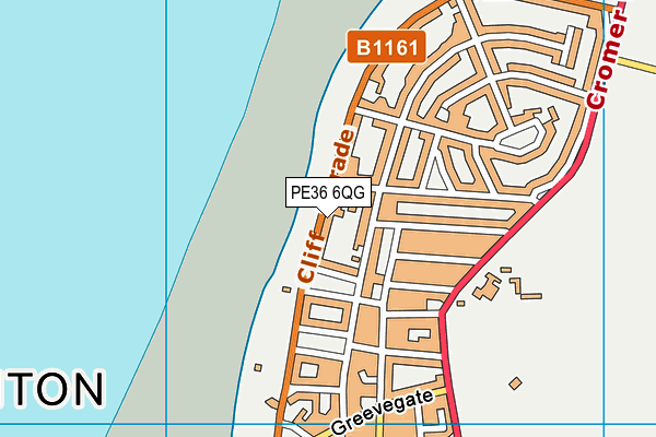 PE36 6QG map - OS VectorMap District (Ordnance Survey) PE36 6QG map - OS VectorMap District (Ordnance Survey)