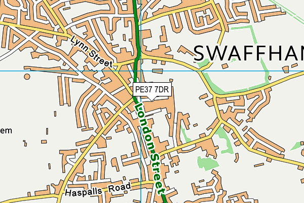 PE37 7DR map - OS VectorMap District (Ordnance Survey) PE37 7DR map - OS VectorMap District (Ordnance Survey)