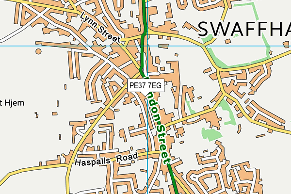 PE37 7EG map - OS VectorMap District (Ordnance Survey) PE37 7EG map - OS VectorMap District (Ordnance Survey)