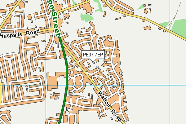 PE37 7EP map - OS VectorMap District (Ordnance Survey) PE37 7EP map - OS VectorMap District (Ordnance Survey)