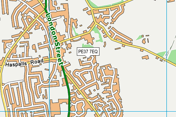PE37 7EQ map - OS VectorMap District (Ordnance Survey) PE37 7EQ map - OS VectorMap District (Ordnance Survey)