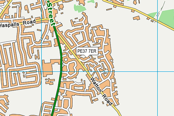 PE37 7ER map - OS VectorMap District (Ordnance Survey) PE37 7ER map - OS VectorMap District (Ordnance Survey)