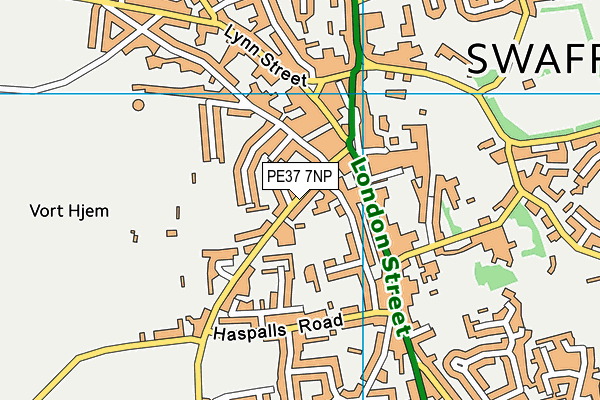 PE37 7NP map - OS VectorMap District (Ordnance Survey) PE37 7NP map - OS VectorMap District (Ordnance Survey)