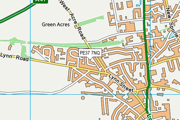 PE37 7NQ map - OS VectorMap District (Ordnance Survey) PE37 7NQ map - OS VectorMap District (Ordnance Survey)