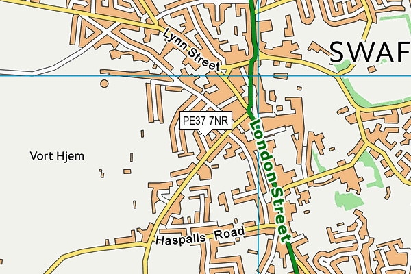 PE37 7NR map - OS VectorMap District (Ordnance Survey) PE37 7NR map - OS VectorMap District (Ordnance Survey)