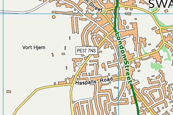 PE37 7NS map - OS VectorMap District (Ordnance Survey) PE37 7NS map - OS VectorMap District (Ordnance Survey)