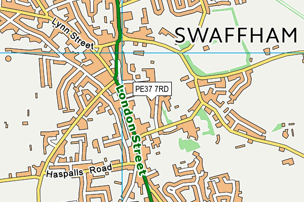 PE37 7RD map - OS VectorMap District (Ordnance Survey) PE37 7RD map - OS VectorMap District (Ordnance Survey)