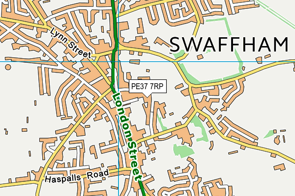 PE37 7RP map - OS VectorMap District (Ordnance Survey) PE37 7RP map - OS VectorMap District (Ordnance Survey)