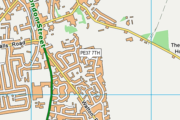 PE37 7TH map - OS VectorMap District (Ordnance Survey) PE37 7TH map - OS VectorMap District (Ordnance Survey)