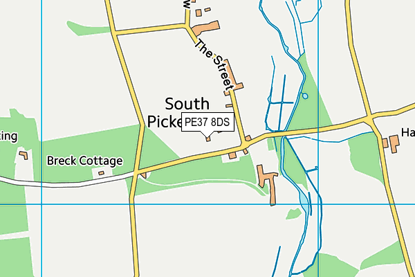 PE37 8DS map - OS VectorMap District (Ordnance Survey) PE37 8DS map - OS VectorMap District (Ordnance Survey)