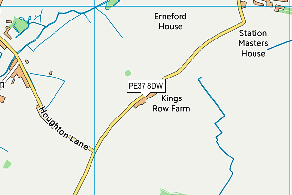 PE37 8DW map - OS VectorMap District (Ordnance Survey) PE37 8DW map - OS VectorMap District (Ordnance Survey)
