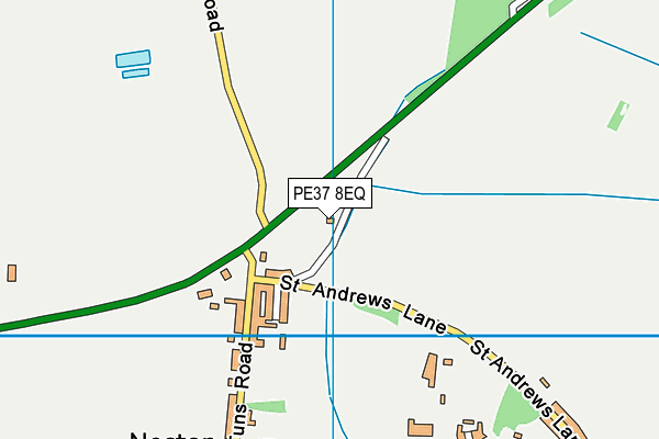 PE37 8EQ map - OS VectorMap District (Ordnance Survey) PE37 8EQ map - OS VectorMap District (Ordnance Survey)