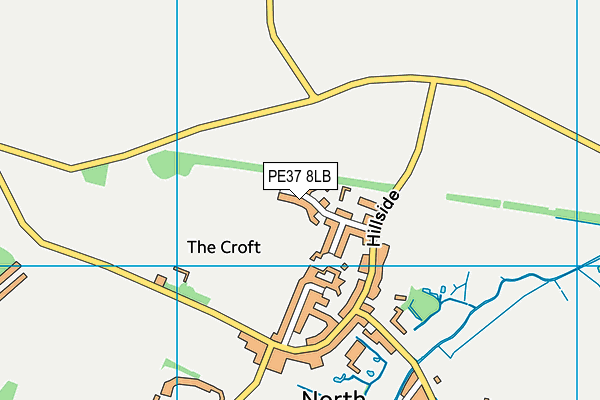 PE37 8LB map - OS VectorMap District (Ordnance Survey)
