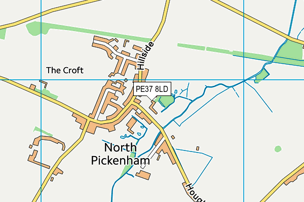 PE37 8LD map - OS VectorMap District (Ordnance Survey) PE37 8LD map - OS VectorMap District (Ordnance Survey)