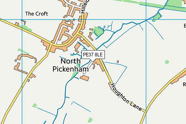 PE37 8LE map - OS VectorMap District (Ordnance Survey)
