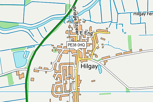 PE38 0HQ map - OS VectorMap District (Ordnance Survey) PE38 0HQ map - OS VectorMap District (Ordnance Survey)