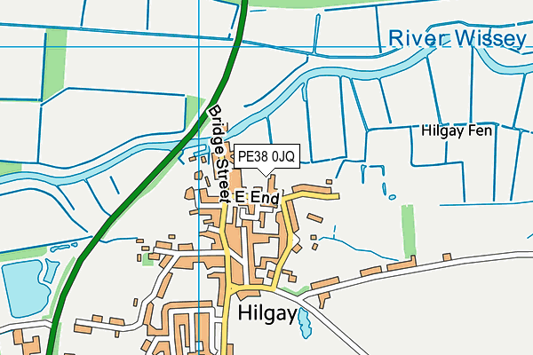 PE38 0JQ map - OS VectorMap District (Ordnance Survey) PE38 0JQ map - OS VectorMap District (Ordnance Survey)