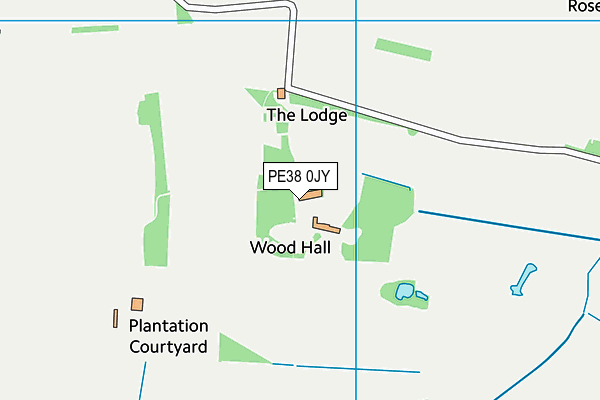 PE38 0JY map - OS VectorMap District (Ordnance Survey) PE38 0JY map - OS VectorMap District (Ordnance Survey)
