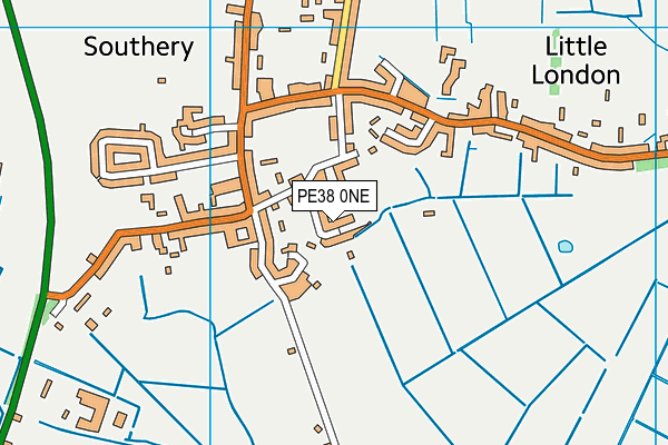 PE38 0NE map - OS VectorMap District (Ordnance Survey) PE38 0NE map - OS VectorMap District (Ordnance Survey)