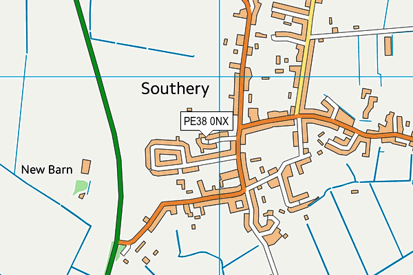 PE38 0NX map - OS VectorMap District (Ordnance Survey) PE38 0NX map - OS VectorMap District (Ordnance Survey)