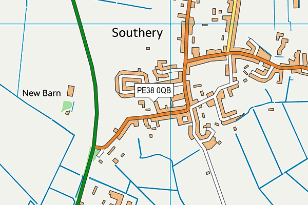 PE38 0QB map - OS VectorMap District (Ordnance Survey) PE38 0QB map - OS VectorMap District (Ordnance Survey)