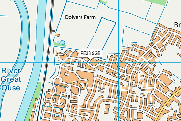 PE38 9GB map - OS VectorMap District (Ordnance Survey) PE38 9GB map - OS VectorMap District (Ordnance Survey)