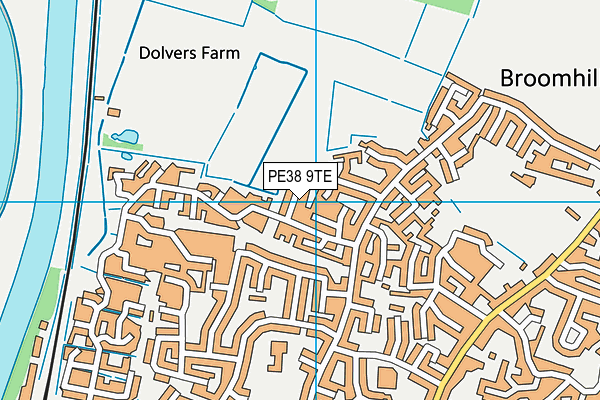 PE38 9TE map - OS VectorMap District (Ordnance Survey) PE38 9TE map - OS VectorMap District (Ordnance Survey)