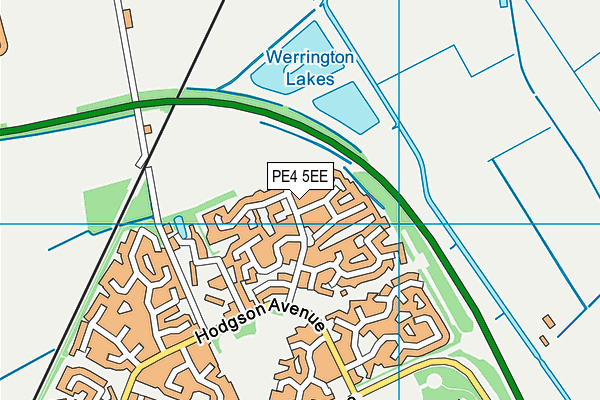 PE4 5EE map - OS VectorMap District (Ordnance Survey) PE4 5EE map - OS VectorMap District (Ordnance Survey)