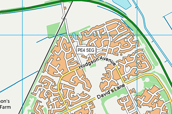 PE4 5EG map - OS VectorMap District (Ordnance Survey) PE4 5EG map - OS VectorMap District (Ordnance Survey)