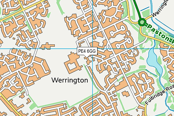 PE4 6GG map - OS VectorMap District (Ordnance Survey) PE4 6GG map - OS VectorMap District (Ordnance Survey)