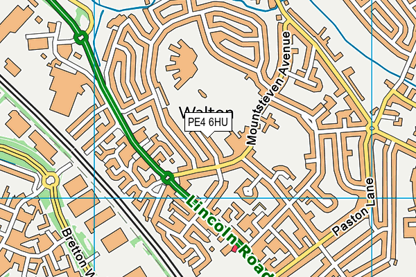 PE4 6HU map - OS VectorMap District (Ordnance Survey) PE4 6HU map - OS VectorMap District (Ordnance Survey)