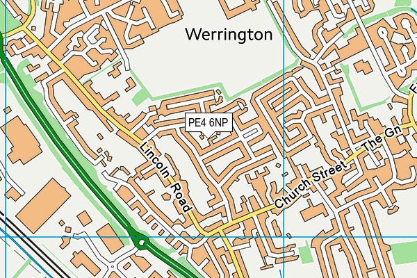 PE4 6NP map - OS VectorMap District (Ordnance Survey) PE4 6NP map - OS VectorMap District (Ordnance Survey)