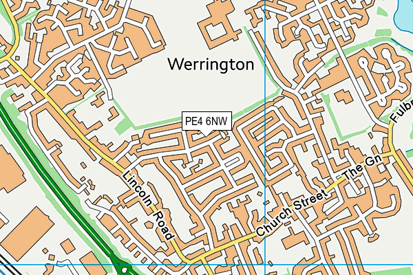 PE4 6NW map - OS VectorMap District (Ordnance Survey) PE4 6NW map - OS VectorMap District (Ordnance Survey)