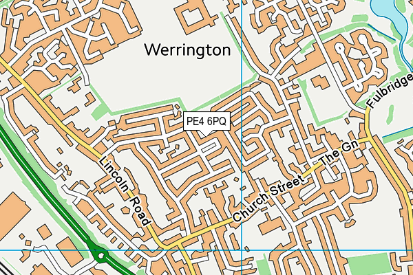 PE4 6PQ map - OS VectorMap District (Ordnance Survey) PE4 6PQ map - OS VectorMap District (Ordnance Survey)