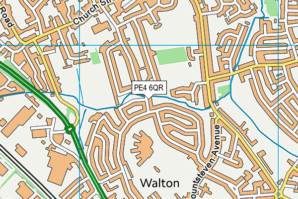 PE4 6QR map - OS VectorMap District (Ordnance Survey) PE4 6QR map - OS VectorMap District (Ordnance Survey)