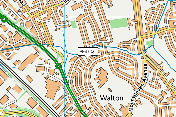 PE4 6QT map - OS VectorMap District (Ordnance Survey) PE4 6QT map - OS VectorMap District (Ordnance Survey)