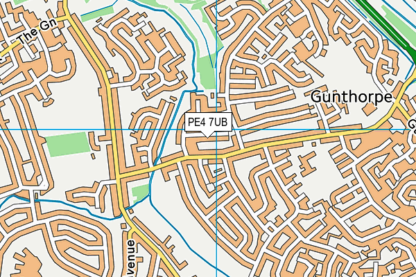 PE4 7UB map - OS VectorMap District (Ordnance Survey) PE4 7UB map - OS VectorMap District (Ordnance Survey)