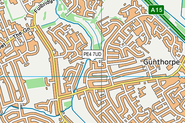 PE4 7UD map - OS VectorMap District (Ordnance Survey) PE4 7UD map - OS VectorMap District (Ordnance Survey)