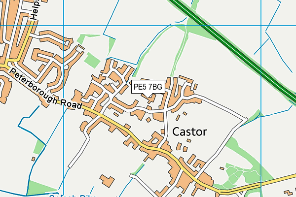 PE5 7BG map - OS VectorMap District (Ordnance Survey) PE5 7BG map - OS VectorMap District (Ordnance Survey)
