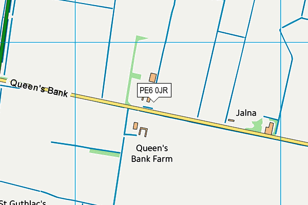 PE6 0JR map - OS VectorMap District (Ordnance Survey) PE6 0JR map - OS VectorMap District (Ordnance Survey)