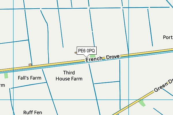 PE6 0PQ map - OS VectorMap District (Ordnance Survey) PE6 0PQ map - OS VectorMap District (Ordnance Survey)