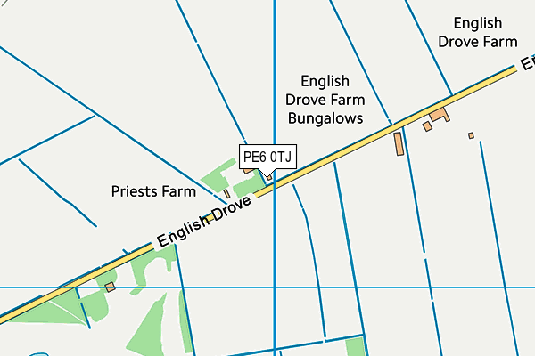 PE6 0TJ map - OS VectorMap District (Ordnance Survey) PE6 0TJ map - OS VectorMap District (Ordnance Survey)